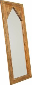 DKD Home Decor Lustro ścienne Alexandra House Living Brązowy Mosiądz Drewno mango Drewno MDF 2 x 121 x 45 cm 1