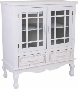 DKD Home Decor Kredens Alexandra House Living Biały drewno sosnowe Drewno MDF 37 x 84 x 75 cm 1