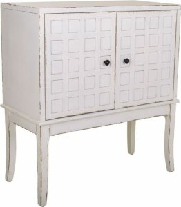 Bigbuy Home Mebel do Przedpokoju z Szufladami Alexandra House Living Biały Drewno świerkowe Drewno MDF 39 x 90 x 81 cm 1