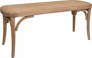 DKD Home Decor Taboret Alexandra House Living Brązowy Rattan Drewno kauczukowe 37 x 47 x 110 cm 1