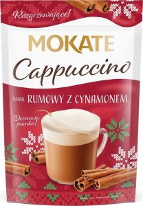 Mokate Cappuccino MOKATE rozgrzewające o smaku rum z cynamonem 110g 1