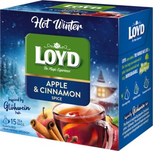 LOYD Herbata Loyd Hot Winter jabłko cynamon piramidki 15tb 1