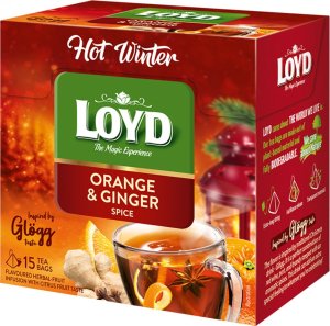 LOYD Herbata Loyd Hot Winter pomarańcz imbir piramidki 15tb 1