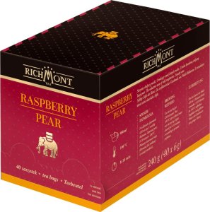 Richmont Herbata Richmont Raspberry Pear 40 saszetek 1