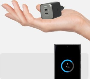 Ładowarka Spigen Spigen ArcStation Pro, black - GaN/2-Port/USB-C PD3.0 45W/USB-C PD3.0 45W/Total 45W 10