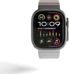 Mobile Origin Pasek Titanium Band - Apple Watch 49mm/45mm/44mm/42mm srebrny 6