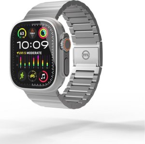 Mobile Origin Pasek Titanium Band - Apple Watch 49mm/45mm/44mm/42mm srebrny 7