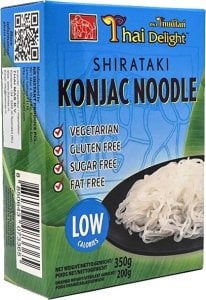 Sentai Makaron Shirataki Konjac, długie nitki 350g - Thai Delight 1