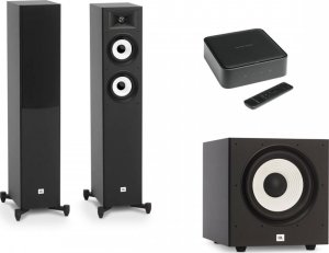 Kino domowe JBL Zestaw Stereo 2.1 JBL Para kolumnStage A170  Subwoofer  Stage A100P Odtwarzacz sieciowy Harman Kardon Citation AMP | SALON RACIBÓRZ | Negocjuj na www lub tel.: 885 440 803 | 1