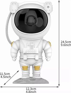 Severno Kids Projektor gwiazd, lampka nocna LED Astronauta + pilot 11