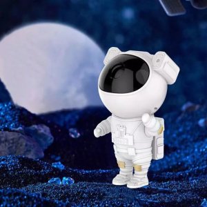 Severno Kids Projektor gwiazd, lampka nocna LED Astronauta + pilot 3