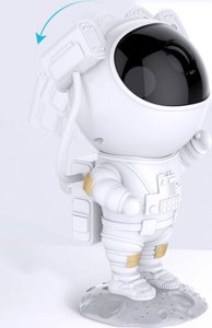Severno Kids Projektor gwiazd, lampka nocna LED Astronauta + pilot 8