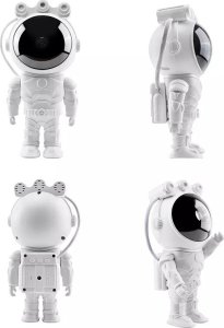 Severno Kids Projektor gwiazd, lampka nocna LED Astronauta + pilot 10