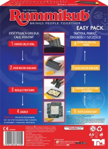 Tm Toys Gra planszowa Rummikub Easy Pack 3