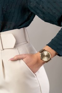 Zegarek Paul Lorens Zegarek damski Paul Lorens JULIE zt beżowy pasek + siatka mesh 5