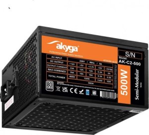 Zasilacz Akyga Zasilacz pół-modularny ATX AK-C2-500 500W 1