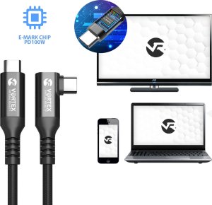 Vortex Virtual Reality VortexVR Kabel 5m 10 GBPS PD100W (Fast charging) USB-C do META QUEST LINK / OCULUS LINK 6