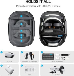 BOBOVR BOBOVR C3 Walizka do BOBOVR S3 Pro | do Meta Quest 3 7