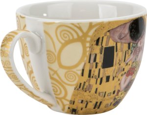 DUO Filiżanka porcelanowa 250 ml + spodek The Kiss Ecru 4