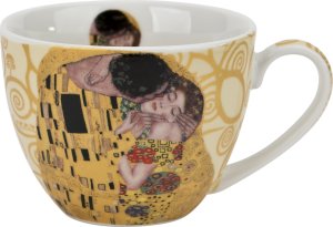 DUO Filiżanka porcelanowa 250 ml + spodek The Kiss Ecru 6