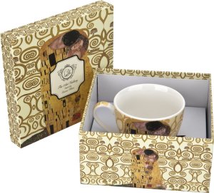 DUO Filiżanka porcelanowa 250 ml + spodek The Kiss Ecru 8