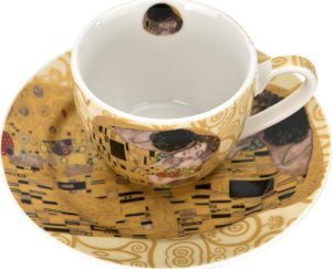 DUO Komplet 2 filiżanek 110 ml + spodki The Kiss Ecru 3