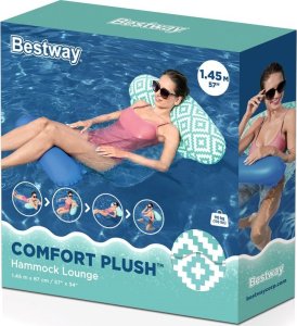 Bestway Bestway Fotel do pływania leżak hamak wodny Comfort Plush 145x87 cm 43555 13