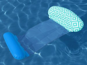 Bestway Bestway Fotel do pływania leżak hamak wodny Comfort Plush 145x87 cm 43555 7