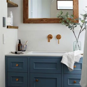 Bateria prysznicowa Rea Bateria Podtynkowa REA LUNGO Miedziana Szczotkowana Długa + BOX 7