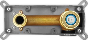 Bateria prysznicowa Rea Bateria Podtynkowa REA LUNGO Miedziana Szczotkowana Długa + BOX 8