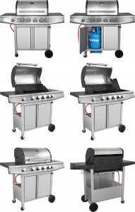 Heckermann Grill gazowy Heckermnn AG-SR4D-1SS 9