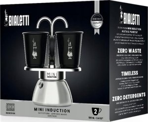 Kawiarka Bialetti Bialetti - Set Mini Express Induction 2tz Czarna + 2 filiżanki 5
