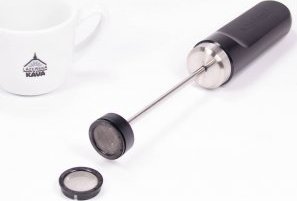 Spieniacz do mleka WMF Subminimal - NanoFoamer V2 - Ręczny spieniacz do mleka czarny 12