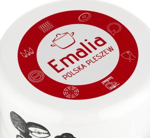 Emalia Pleszew Garnek emaliowany Emalia Polska Pleszew Fruits by Mateusz Gessler 16 cm 2 l 6