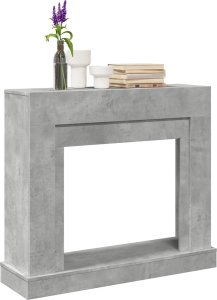 vidaXL vidaXL Obudowa kominka, szarość betonu, 100x30x87,5 cm 1