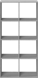 vidaXL Regał przegroda, szary dąb sonoma, 69,5x29x137,5 cm 5