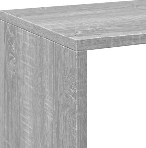 vidaXL Regał przegroda, szary dąb sonoma, 69,5x29x137,5 cm 9