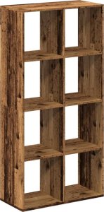 vidaXL vidaXL Regał przegroda, stare drewno, 69,5x29x137,5 cm 7