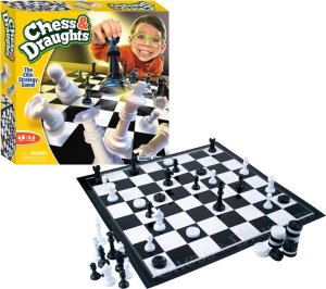 FUNVILLE GAMES Chess and Draught game, 61152 1