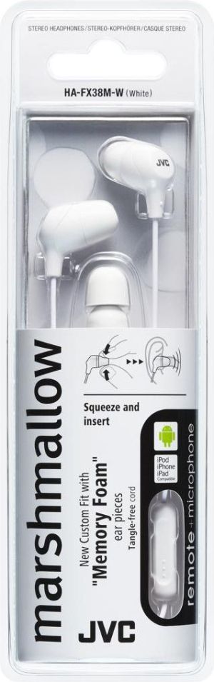 Słuchawki JVC HA-FX38M (HA-FX38M-W-E) 2