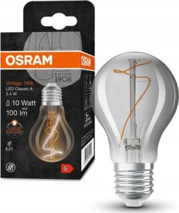 Osram LED LAMP E27 60 3.4W 1800K 230V 9