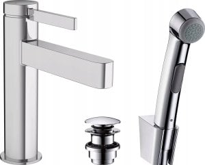 Bateria umywalkowa Hansgrohe Washbasin faucet with bidet shower Hansgrohe Finoris, 76210000, chrome 1