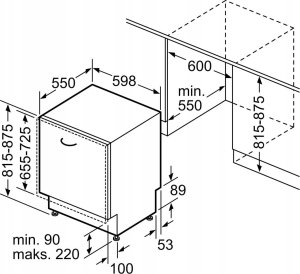 Zmywarka Siemens Dishwasher Siemens SN63HX02CE 13