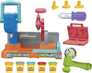 Play-Doh PLAY-DOH playset Stamp n saw tool bench 6