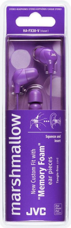 Słuchawki JVC HA-FX38 (HA-FX38-V-E) 2