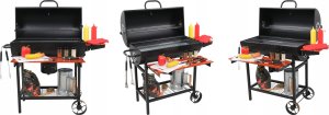 Palenisko ogrodowe Toya LUND CHARCOAL GRILL WITH LID GRID 71x34.5cm 24