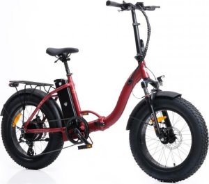 Rower elektryczny Hurtel Voniq folding E-bike - Red 42cm 20" 1