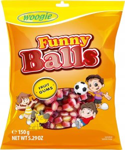 Woogie Woogie Funny Balls Żelki 150 g 1