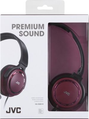 Słuchawki JVC HA-S520 (HA-S520-R-E) 5