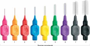 Triton Szczoteczki do przestrzeni międzyzębowych Tepe Czarny (8 Sztuk) 4